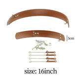 Maxbell Maxbell Folding Bike Mudguard Front & Rear Fenders Mud Guard for Bike Riding Outdoor 16inch Brown