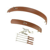 Maxbell Maxbell Folding Bike Mudguard Front & Rear Fenders Mud Guard for Bike Riding Outdoor 20inch Brown