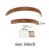 Maxbell Maxbell Folding Bike Mudguard Front & Rear Fenders Mud Guard for Bike Riding Outdoor 20inch Brown