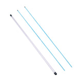 Maxbell Maxbell 2x Golf Alignment Sticks with Storage Tube for Swing Practice Golf Accessory 80cm Blue