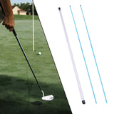 Maxbell Maxbell 2x Golf Alignment Sticks with Storage Tube for Swing Practice Golf Accessory 80cm Blue