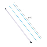 Maxbell Maxbell 2x Golf Alignment Sticks with Storage Tube for Swing Practice Golf Accessory 80cm Blue