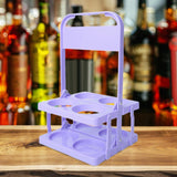 Maxbell Maxbell Sports Water Bottle Carrier Beer Bottle Rack Carrier for Soccer Outdoor Bike Purple