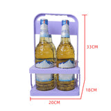 Maxbell Maxbell Sports Water Bottle Carrier Beer Bottle Rack Carrier for Soccer Outdoor Bike Purple