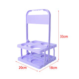 Maxbell Maxbell Sports Water Bottle Carrier Beer Bottle Rack Carrier for Soccer Outdoor Bike Purple