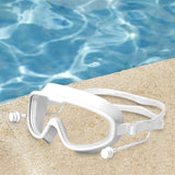 Maxbell Maxbell Swimming Goggles with Ear Plug Anti Fog Wide View Beach Sports Swim Glasses Style B