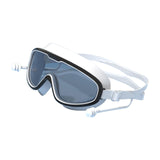 Maxbell Swimming Goggles with Ear Plug Anti Fog Wide View Beach Sports Swim Glasses Style C