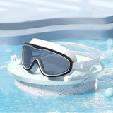 Maxbell Maxbell Swimming Goggles with Ear Plug Anti Fog Wide View Beach Sports Swim Glasses Style C