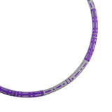Maxbell Maxbell Weighted Hoop Stainless Steel Inner Tube Colorful Workout Hoop for Women Men Purple Gray Style A