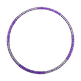 Maxbell Maxbell Weighted Hoop Stainless Steel Inner Tube Colorful Workout Hoop for Women Men Purple Gray Style A