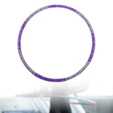 Maxbell Maxbell Weighted Hoop Stainless Steel Inner Tube Colorful Workout Hoop for Women Men Purple Gray Style A
