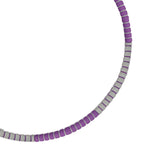 Maxbell Maxbell Weighted Hoop Stainless Steel Inner Tube Colorful Workout Hoop for Women Men Purple Gray Style B