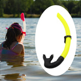 Maxbell Maxbell Scuba Diving Snorkel Water Sports Snorkeling PVC Supplies Snorkeling Snorkel Yellow