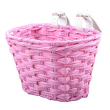 Maxbell Maxbell Bike Basket Detachable Multifunction Bicycle Basket for Boys Children Sports Pink