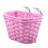 Maxbell Maxbell Bike Basket Detachable Multifunction Bicycle Basket for Boys Children Sports Pink