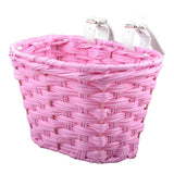 Maxbell Maxbell Bike Basket Detachable Multifunction Bicycle Basket for Boys Children Sports Pink