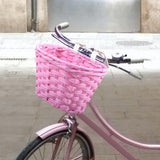Maxbell Maxbell Bike Basket Detachable Multifunction Bicycle Basket for Boys Children Sports Pink