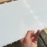 Maxbell 2x4 Pieces Ice Hockey Board PETG Sports Training Tool Smooth Surface Hockey Pad