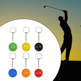 Maxbell Maxbell 6Pcs Ball Keychains Key Chains Bag Pendant Car Keyring for Birthday Backpack
