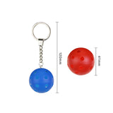 Maxbell Maxbell 6Pcs Ball Keychains Key Chains Bag Pendant Car Keyring for Birthday Backpack