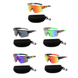 Maxbell Maxbell Cycling Glasses Portable Eyewear Sports Sunglasses for Outdoor Hiking Riding Black Gray