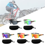 Maxbell Maxbell Cycling Glasses Portable Eyewear Sports Sunglasses for Outdoor Hiking Riding Black Gray