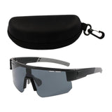 Maxbell Maxbell Cycling Glasses Portable Eyewear Sports Sunglasses for Outdoor Hiking Riding Black Gray