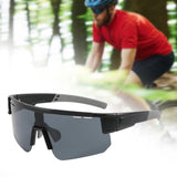 Maxbell Maxbell Cycling Glasses Portable Eyewear Sports Sunglasses for Outdoor Hiking Riding Black Gray