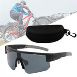Maxbell Maxbell Cycling Glasses Portable Eyewear Sports Sunglasses for Outdoor Hiking Riding Black Gray