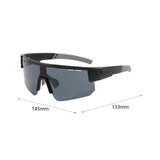 Maxbell Maxbell Cycling Glasses Portable Eyewear Sports Sunglasses for Outdoor Hiking Riding Black Gray