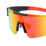 Maxbell Maxbell Cycling Glasses Portable Eyewear Sports Sunglasses for Outdoor Hiking Riding Black Red