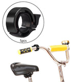 Maxbell Maxbell 5 Pieces Bike Bell Waterproof Bicycle Handlebar Bell for Road Bikes Supplies Black