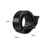 Maxbell Maxbell 5 Pieces Bike Bell Waterproof Bicycle Handlebar Bell for Road Bikes Supplies Black