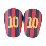 Maxbell Maxbell 1 Pair Soccer Shin Guards Exercise Training Protective Pads for Men Kid Girl red blue and XS