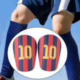 Maxbell Maxbell 1 Pair Soccer Shin Guards Exercise Training Protective Pads for Men Kid Girl red blue and XS