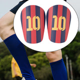 Maxbell Maxbell 1 Pair Soccer Shin Guards Exercise Training Protective Pads for Men Kid Girl red blue and XS