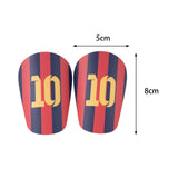 Maxbell Maxbell 1 Pair Soccer Shin Guards Exercise Training Protective Pads for Men Kid Girl red blue and XS