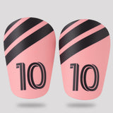 Maxbell Maxbell 1 Pair Soccer Shin Guards Exercise Training Protective Pads for Men Kid Girl pink black and XS