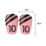 Maxbell Maxbell 1 Pair Soccer Shin Guards Exercise Training Protective Pads for Men Kid Girl pink black and XS
