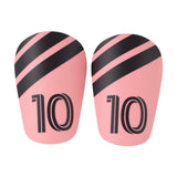 Maxbell Maxbell 1 Pair Soccer Shin Guards Exercise Training Protective Pads for Men Kid Girl pink black and XS