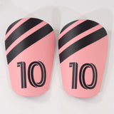 Maxbell Maxbell 1 Pair Soccer Shin Guards Exercise Training Protective Pads for Men Kid Girl pink black and XS