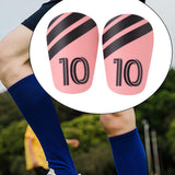 Maxbell Maxbell 1 Pair Soccer Shin Guards Exercise Training Protective Pads for Men Kid Girl pink black and XS