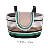 Maxbell Maxbell Bike Basket Detachable Bicycle Front Basket for Picnic Cycling Mountain Bike Green