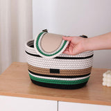 Maxbell Maxbell Bike Basket Detachable Bicycle Front Basket for Picnic Cycling Mountain Bike Green