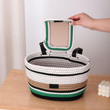 Maxbell Maxbell Bike Basket Detachable Bicycle Front Basket for Picnic Cycling Mountain Bike Green