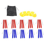 Maxbell Maxbell Flag Football Belts with Flags Equipment Waist Flag for Adults Outdoor Match 10 Belts