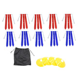 Maxbell Maxbell Flag Football Belts with Flags Equipment Waist Flag for Adults Outdoor Match 10 Belts