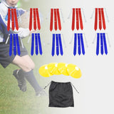 Maxbell Maxbell Flag Football Belts with Flags Equipment Waist Flag for Adults Outdoor Match 10 Belts