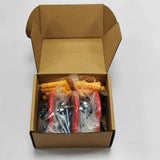 Maxbell Maxbell 3 Pieces Resistance Band Door Anchors for Resistance Bands Closed Loop Bands Red Black