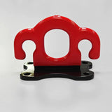 Maxbell Maxbell 3 Pieces Resistance Band Door Anchors for Resistance Bands Closed Loop Bands Red Black